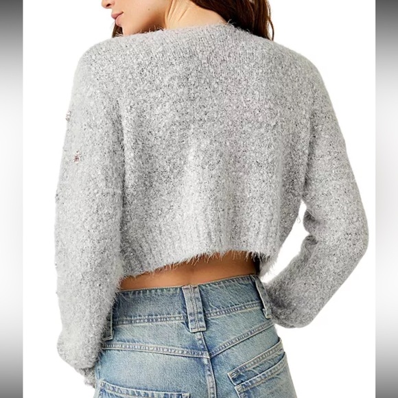 Free People Twinkle Tie-Front Cardigan Sweater - Picture 5 of 7